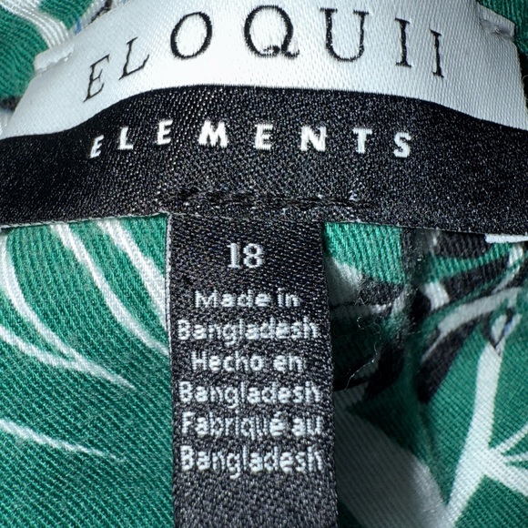 Eloquii Emerald Blouse - Picture 8 of 10